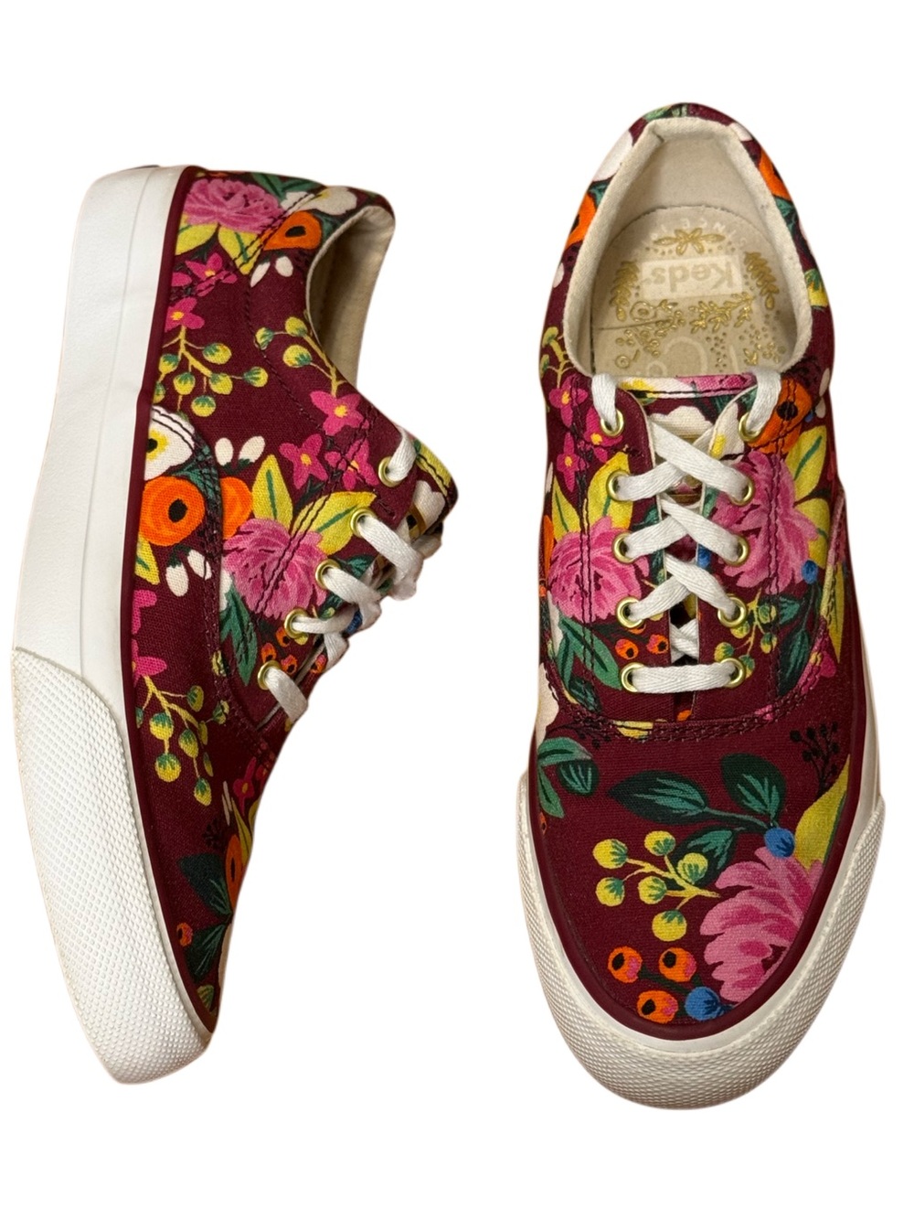 Anthropologie Keds x Rifle Paper Co. Anchor Vintage Blossoms Sneakers